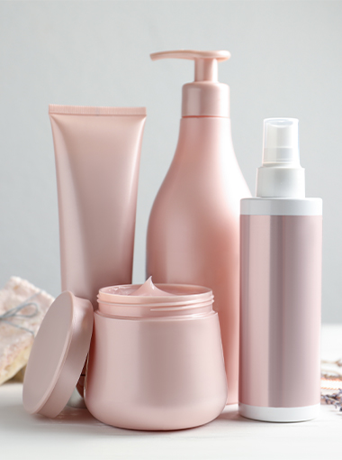 Verpackung von Kosmetikprodukten