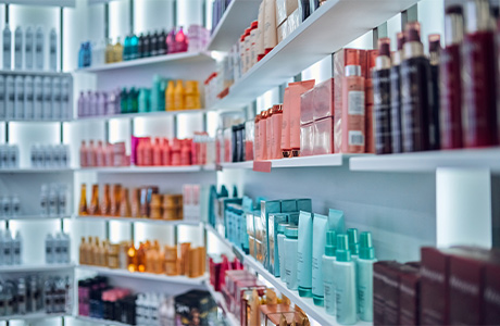 Verpackung von Kosmetikprodukten